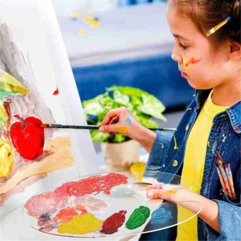 Buy 20x30cm Artist Paint Clear Acrylic Makes Cleanup Mixing Palette au