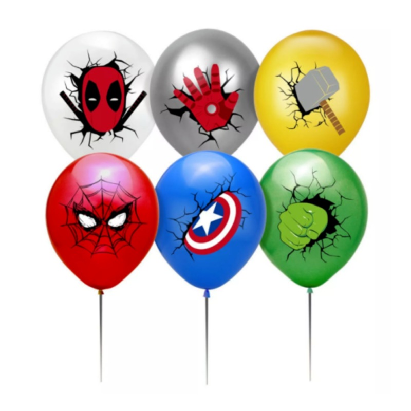 Buy 24Pcs 12 Inches Balloon Avengers Superhero Party Supplies Birthday