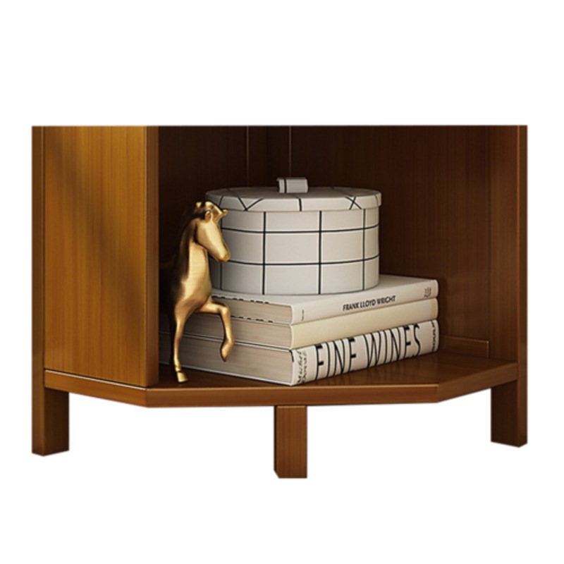 Buy 5Shelf Corner Bookcase Industrial Bookshelf Display Storage Stand