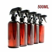 5X 500ml Glass Spray Bottels Amber Glass Spray Bottles Aromatherapy Sprayer Oil Bottle Stickers Or Label Dec