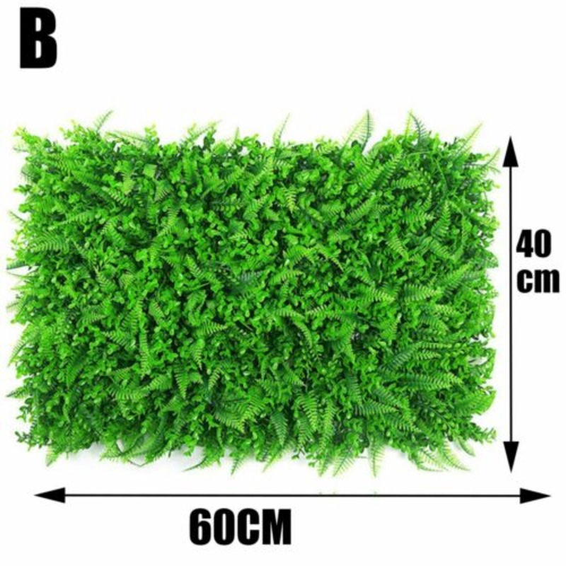 Buy B 1pcs Artificial Plant Wall Grass Panels Boxwood Hedge Vertical