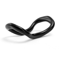 Black 2PCS Yoga Pilates Ring Exercise Sport GYM Home Fitness Tool AU Stock