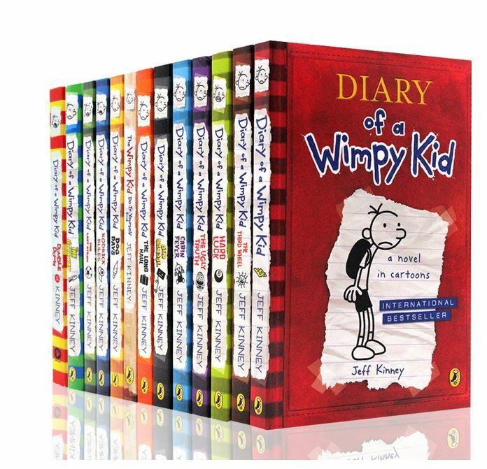 Diary Of A Wimpy Kid HARDCOVER BOOK LOT Children's Books by Jeff Kinney 10 BOOKS on sale