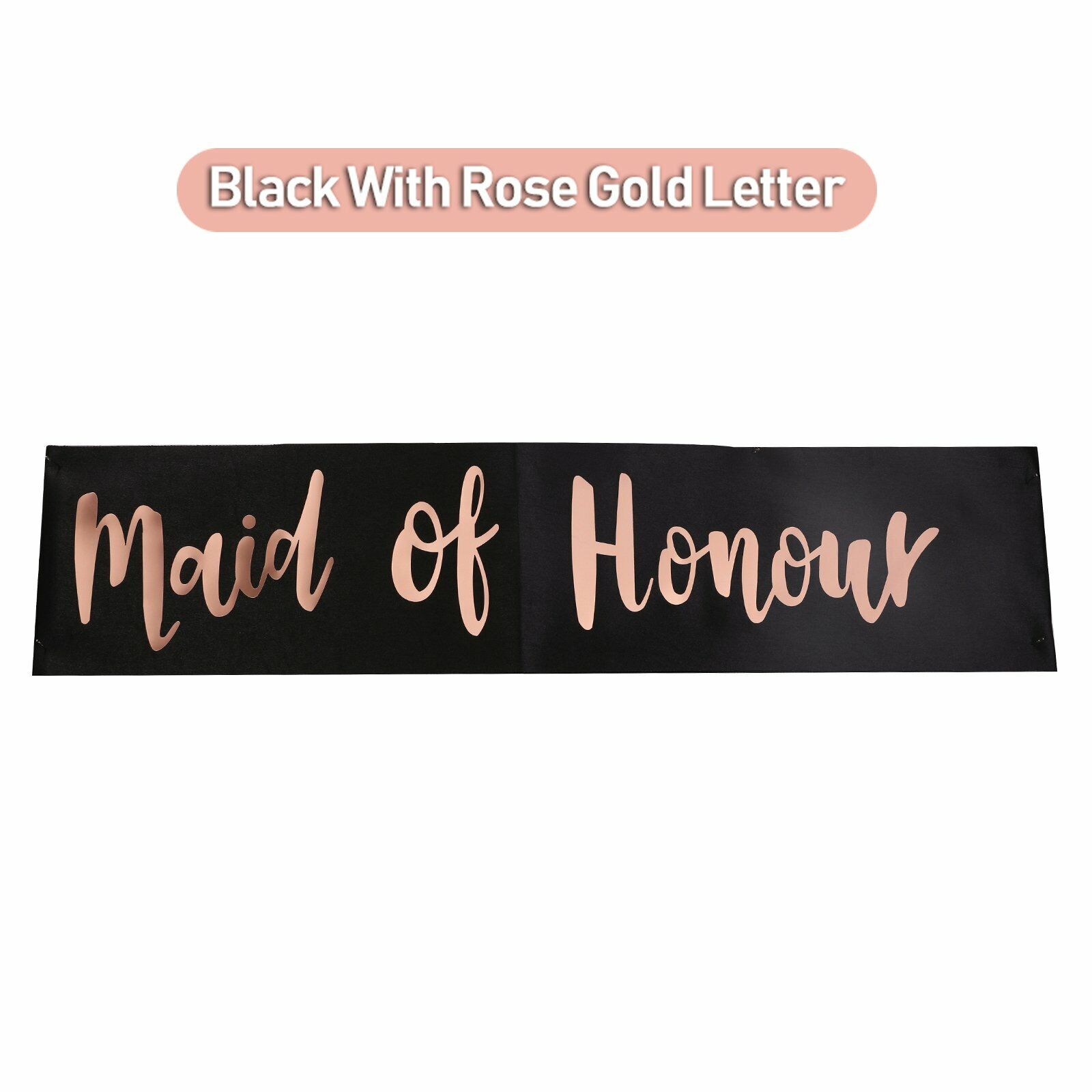 Sashes Hens Sash Party Black/Gold - Bride To Be