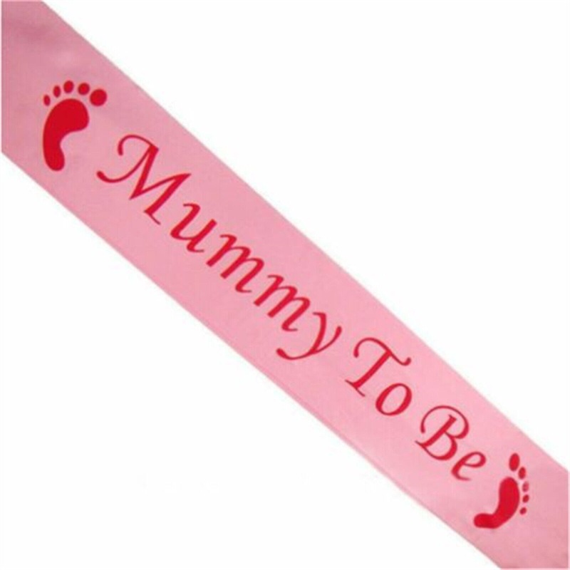 Écharpe "Future Maman" Pour Baby Shower - Ruban Cadeau Fête - Neuf