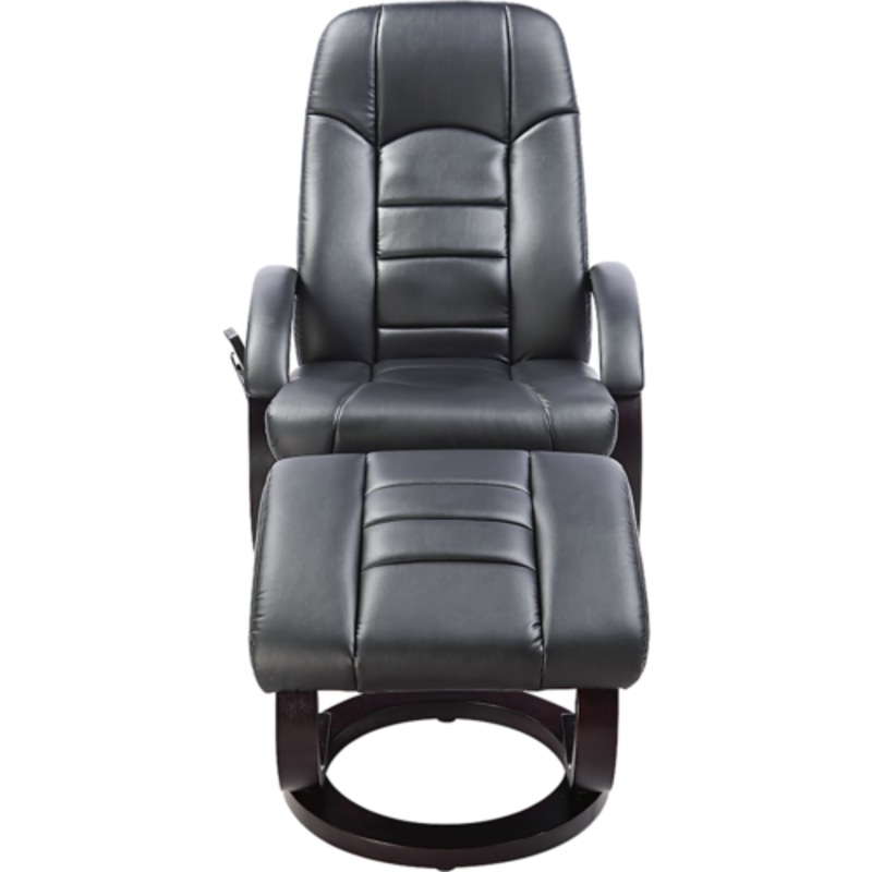 Buy PU Leather Massage Chair Recliner Ottoman Lounge Remote Premium
