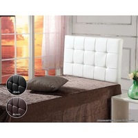 PU Leather Single Bed Deluxe Headboard Bedhead Bedroom Furniture - White