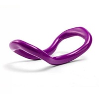 Purple 2PCS Yoga Pilates Ring Exercise Sport GYM Home Fitness Tool AU Stock
