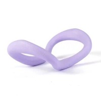 Purple 2PCS Yoga Pilates Soft Ring Exercise Sport GYM Home Fitness Tool High Quality