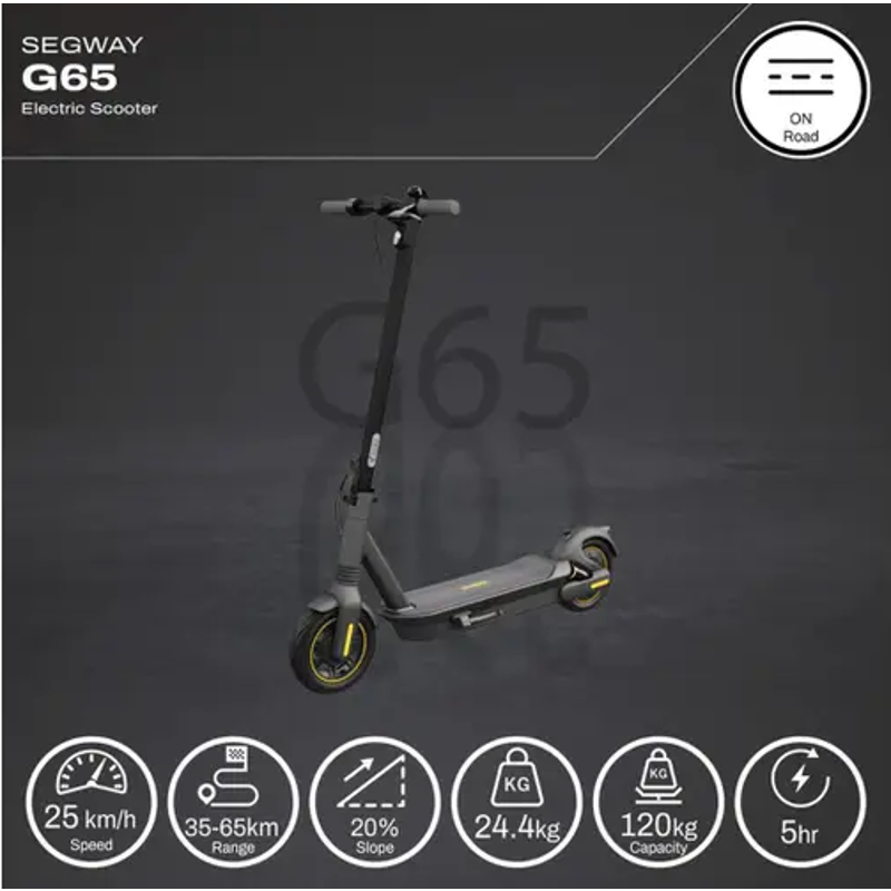 Buy Refurbished Segway Ninebot Kickscooter Max G65 Mydeal 