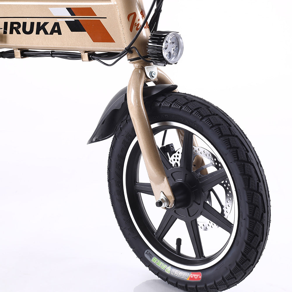 Buy IRUKA 250W 36V Folding Electric Bike 14 inch eBike Road w