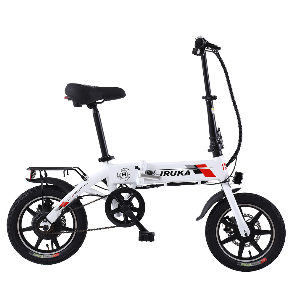 Buy IRUKA 250W 36V Folding Electric Bike 14 inch eBike Road w