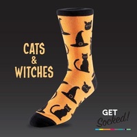 Cats & Witches - Bamboo Socks