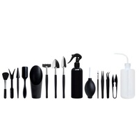 OZNALA 15pcs Mini Garden Tool Kit Potted Succulent Plant Trimming Bonsai Hand Tools