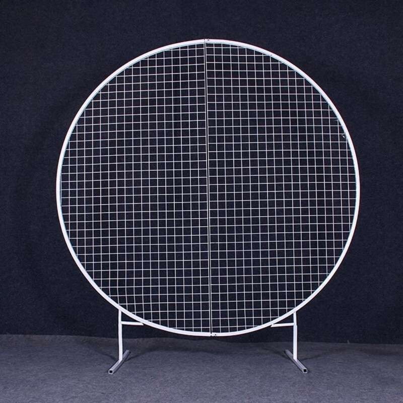 Buy OZNALA 1.85M Round Hoop Arch Mesh Backdrop Stand Frame Flower