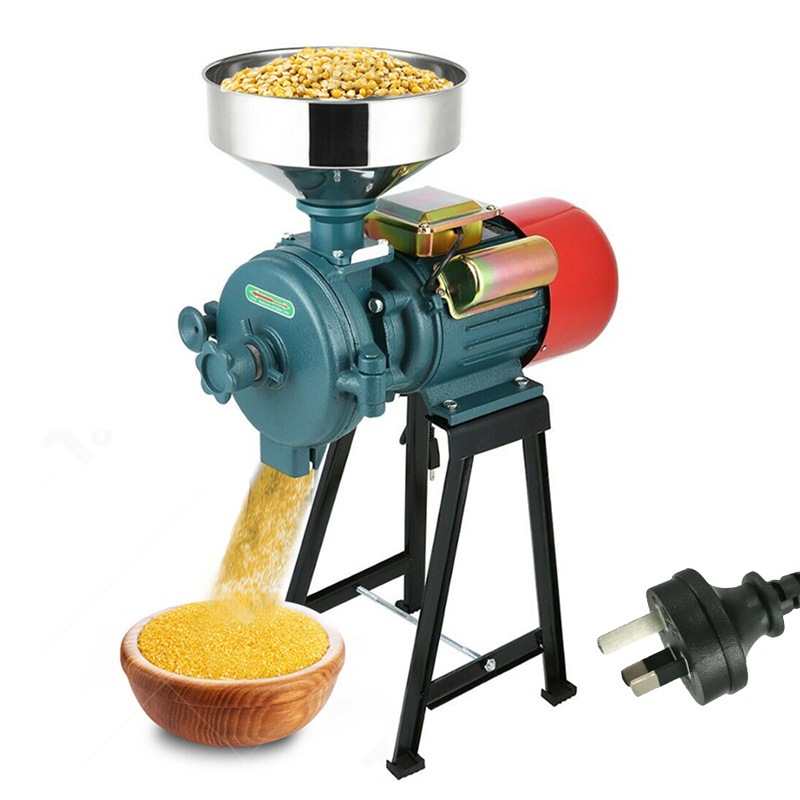 OZNALA 3000W Electric Mill Wet Dry Grinder Machine Corn Grain Rice Wheat Cereal