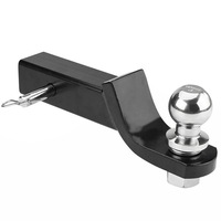 OZNALA Towbar Tongue Ball Mount Hitch Drop Tow Bar 4WD Trailer Car Caravan 6000LBS
