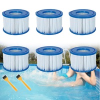 OZNALA 6x Lay Z Spa Filter Cartridge Size VI 58323 Bestway Replacement Cartridge Spa