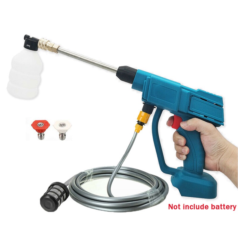 OZNALA Cordless High Pressure Washer Water Spray Gun Nozzle For Makita 18V Battery