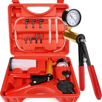 OZNALA Hand Held Vacuum Pressure Pump Clutch Brake Bleeder Tester Set Bleeding Kit Car