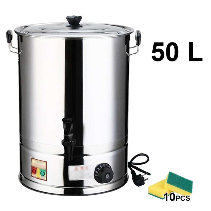 OZNALA 50L Electric Hot Water Urn Stainless Steel Concealed Element