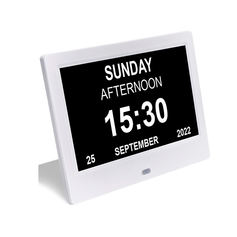 Buy OZNALA 7" LED Large Digital Day Clock Calendar Dementia Date Week