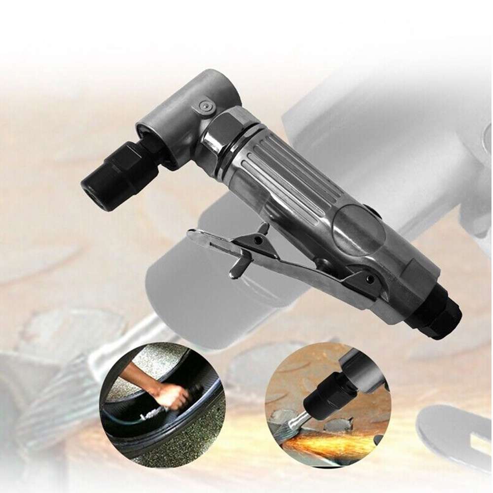 OZNALA 90 Degree Air Angle Die Grinder 1/4" Mini Pneumatic Polishing Carving Discs