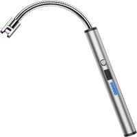 OZNALA Flameless USB Lighter BBQ Windproof Portable Kitchen Candle Rechargeable Tool