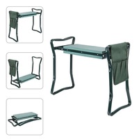 OZNALA Garden Kneeler Foldable Kneeling Pad Seat Stool Gardening Work Tool Bench 150Kg