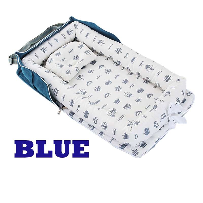 Buy OZNALA Portable Folding Baby Nest Bed Pillow Newborn