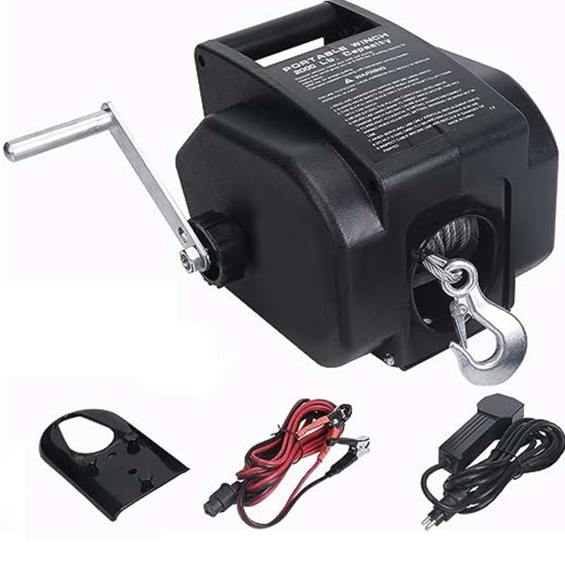 Buy OZNALA SALE-FIERYRED 3000lbs 1361kg Electric Boat Winch Portable ...