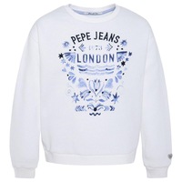 Pepe Jeans Girls 'London' Sweatshirt Off White