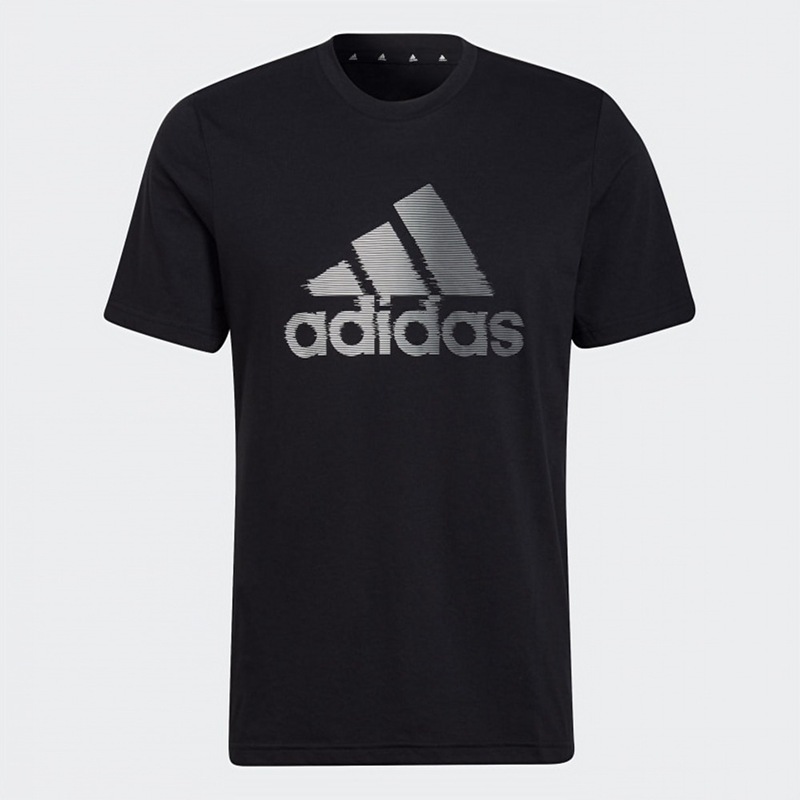 Buy ADIDAS Men's D2M Aeroready Designed To Move Sport Logo Tee Black
