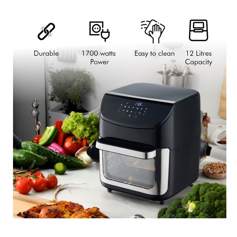 Buy HEALTHY CHOICE 12L Digital Air Fryer Oven With 7 Preset Cooking