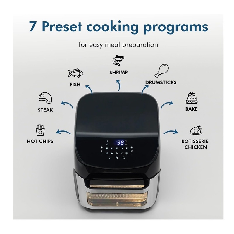Buy HEALTHY CHOICE 12L Digital Air Fryer Oven With 7 Preset Cooking