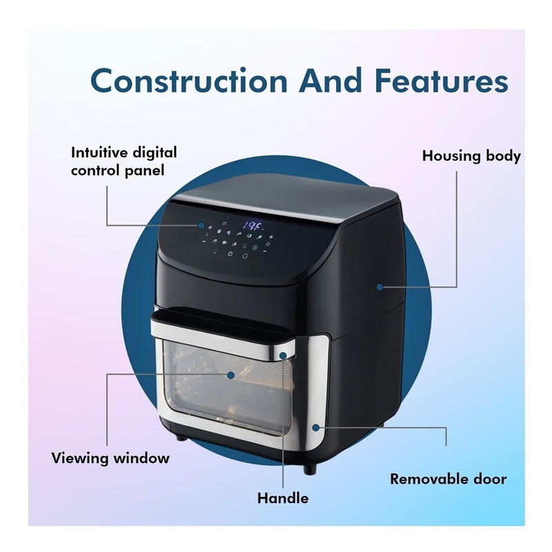 Buy HEALTHY CHOICE 12L Digital Air Fryer Oven With 7 Preset Cooking