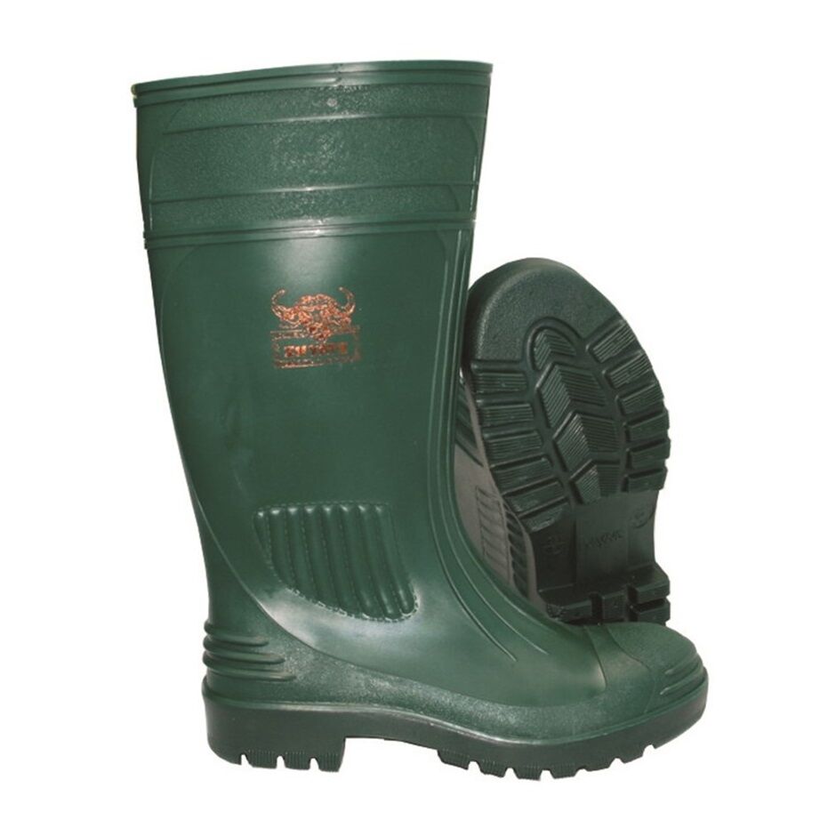 INYATI Men's Frontier Non Safety Gumboots with Nitrile Sole  Green