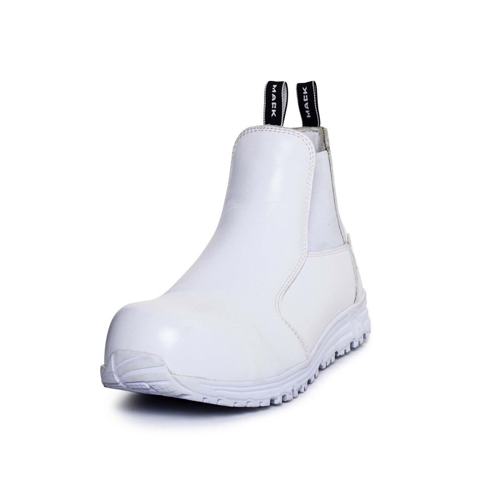 MACK Tuned Slip On Safety Work Boots  White MK00TUNED