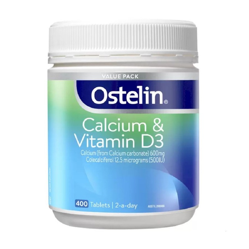 Buy OSTELIN Calcium & Vitamin D3 400 Tablets MyDeal