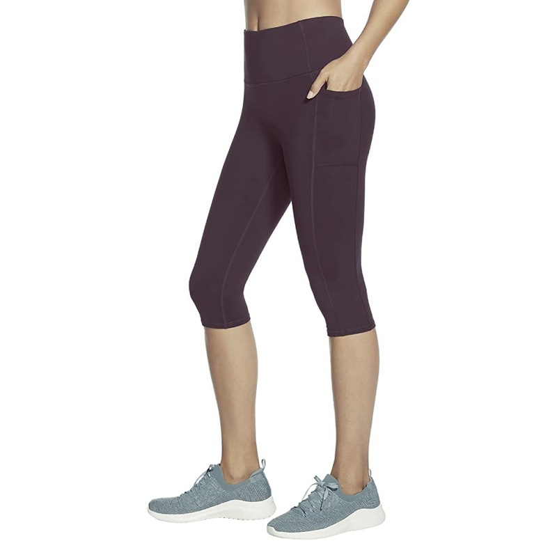 Buy SKECHERS Women's Goflex Side Pocket Leggings Dark Purple MyDeal