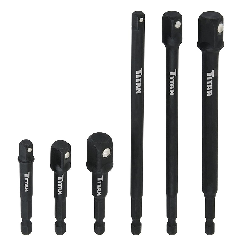 Buy TITAN 6pc Impact Socket Adapter Set 1/4" 3/8" 1/2" Drive MyDeal