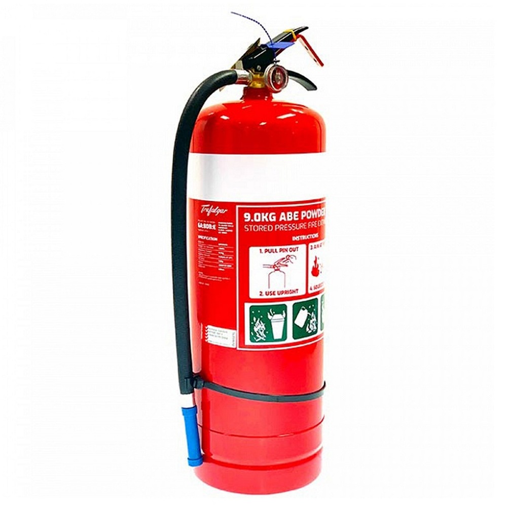 TRAFALGAR ABE Fire Extinguisher 9kg  Dry Powder Class A