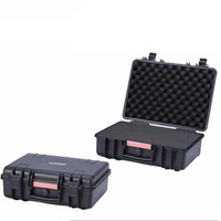 TSUNAMI Waterproof Hard Storage PVC Case with Foam - Black