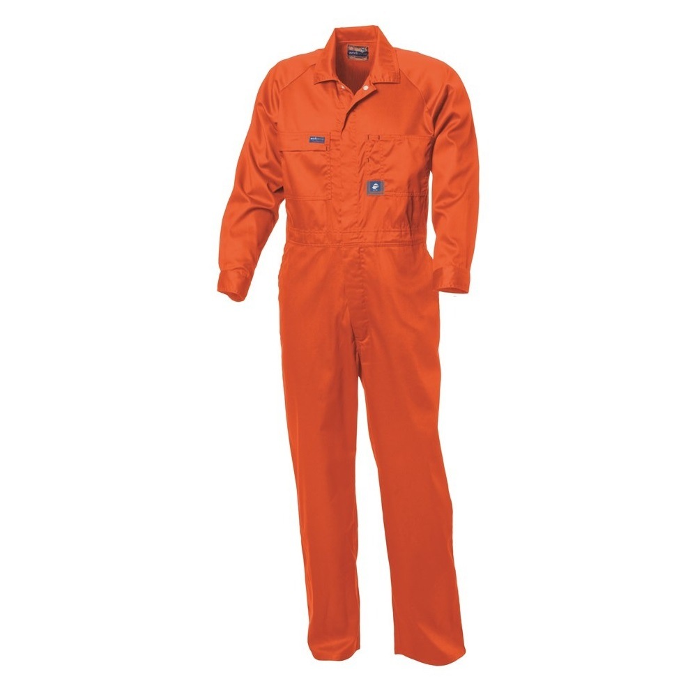 WS WORKWEAR Men’s Fire Retardant Overall  Orange Unbranded Australia