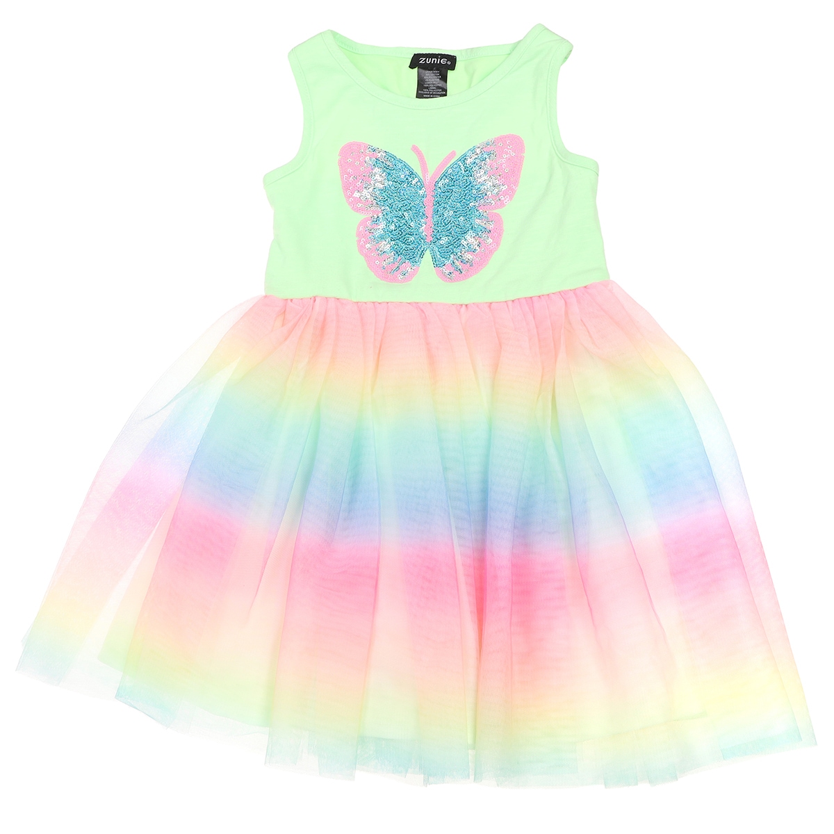 Zunie rainbow outlet dress