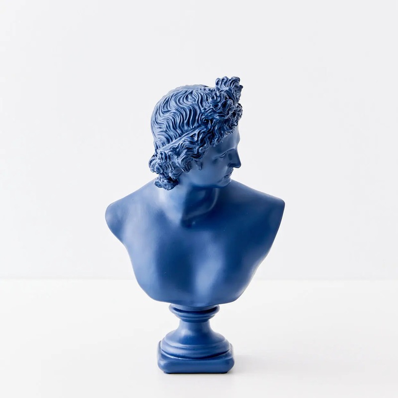 Buy David Resin Bust Blue MyDeal