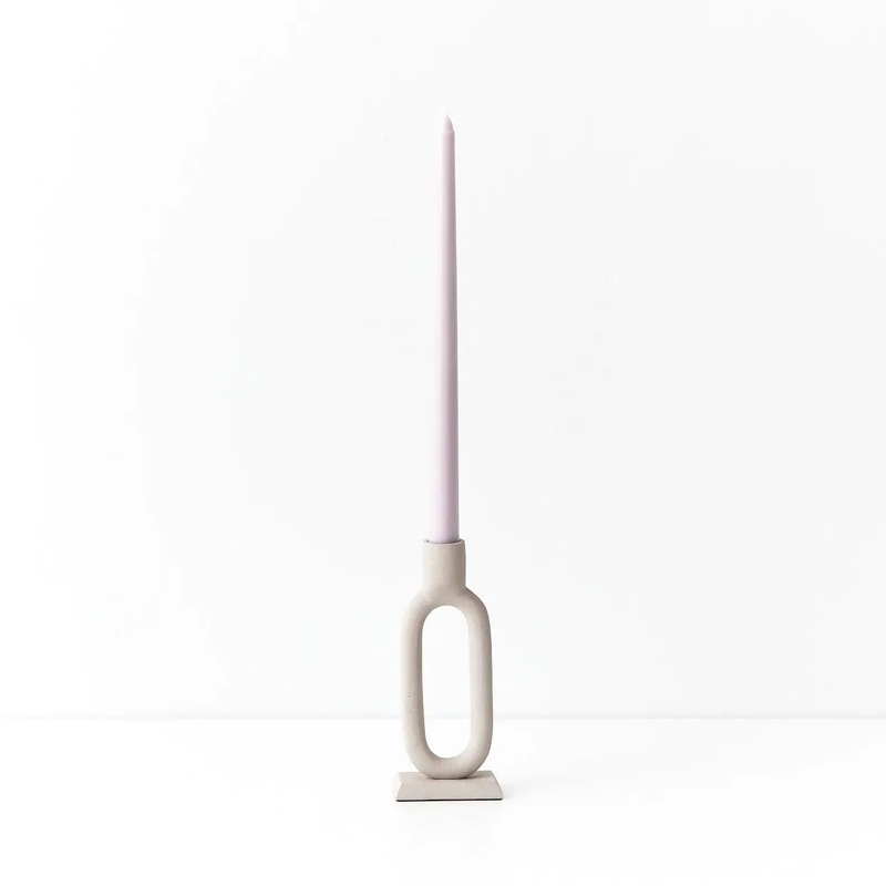 Oblong Metal Candle Holder 18cm MyDeal