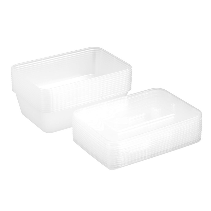 Buy 108 x REUSABLE CONTAINER WITH LID 650mL BULK Food Meal Prep