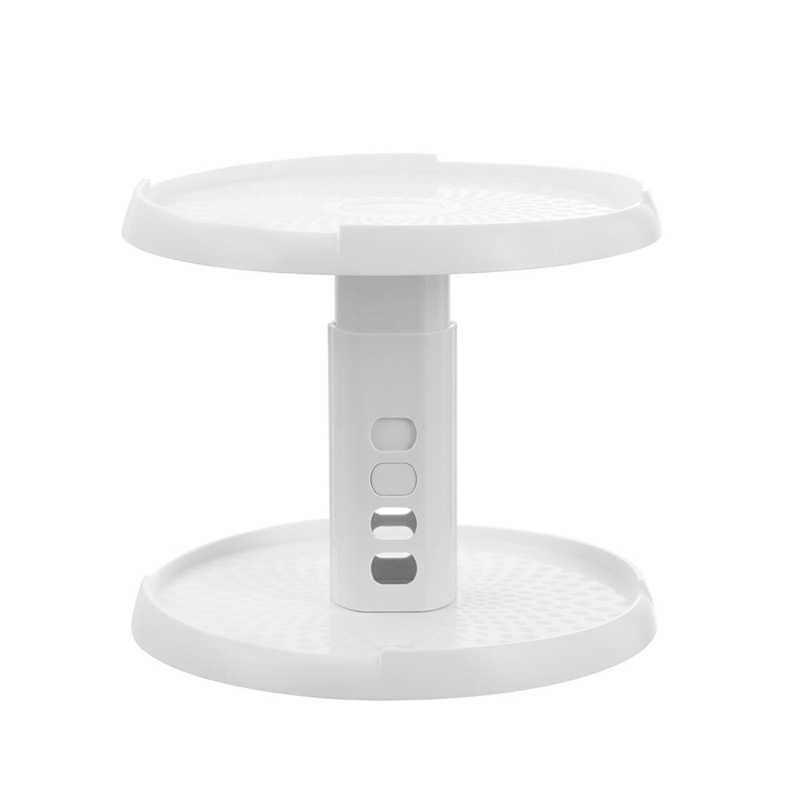 Buy 12 x ADJUSTABLE 2 TIER TURNTABLES 25CM Kitchen Pantry Storage
