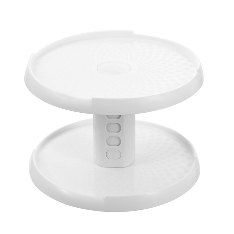 Buy 12 x ADJUSTABLE 2 TIER TURNTABLES 25CM Kitchen Pantry Storage